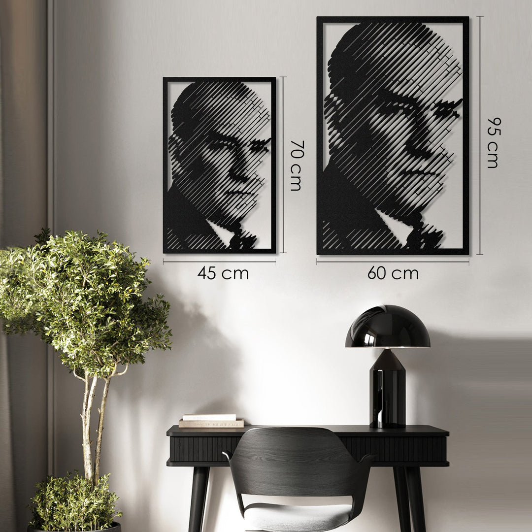 Atatürk Metal Duvar Tablosu - APT031