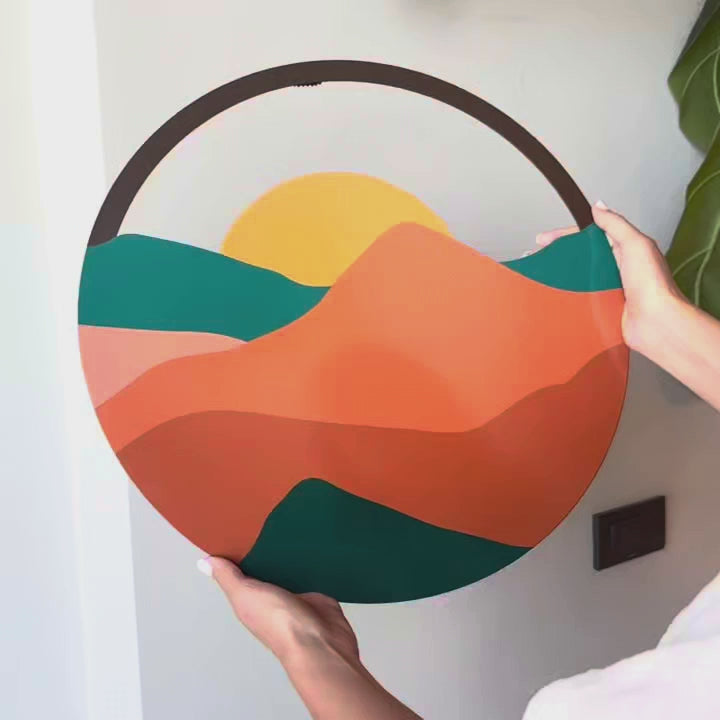 The Horizon 3'lü Set Metal Tablo - APT833