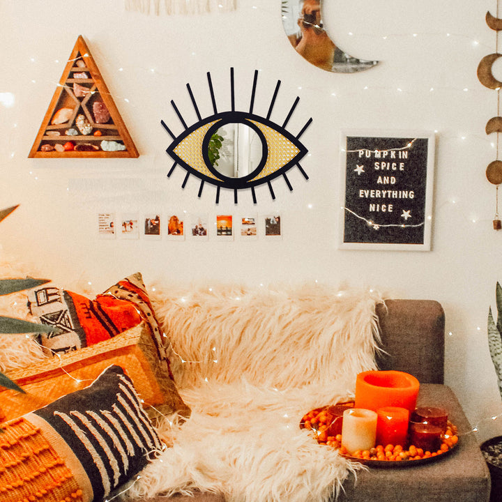 Hazeranlı Göz Ayna Dekoratif Duvar Aynası Modelleri