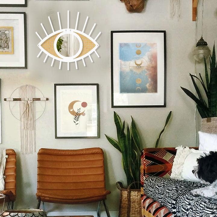 Hazeranlı Göz Ayna Dekoratif Duvar Aynası Modelleri