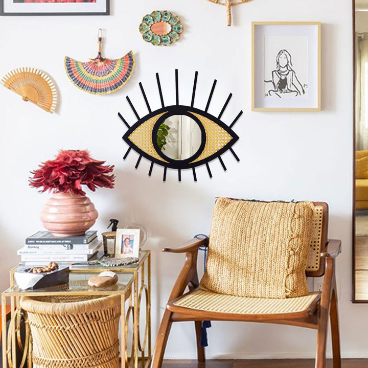 Hazeranlı Göz Ayna Dekoratif Duvar Aynası Modelleri