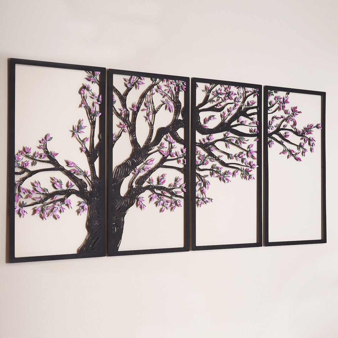 Autumn Vibes 4'lü Set Dekoratif Duvar Tablo Modelleri