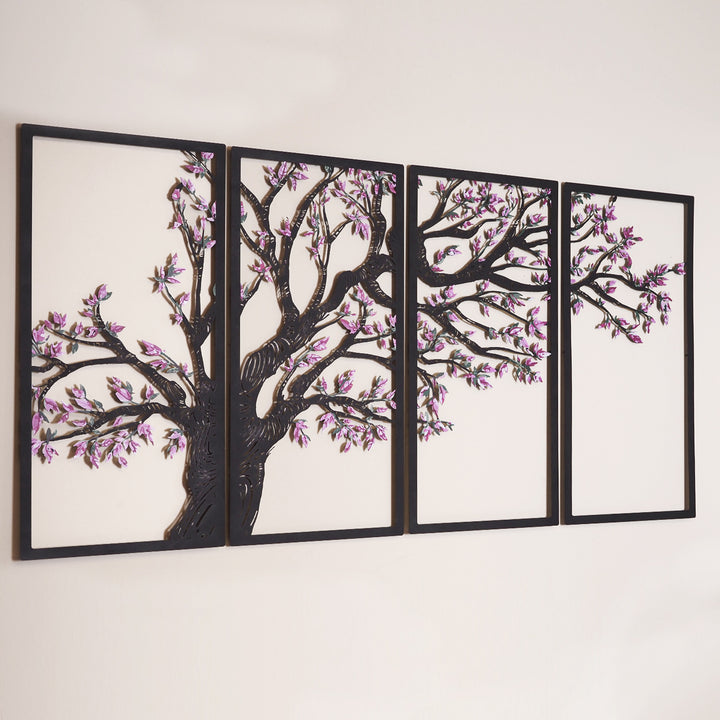 Autumn Vibes 4'lü Set Dekoratif Duvar Tablo Modelleri