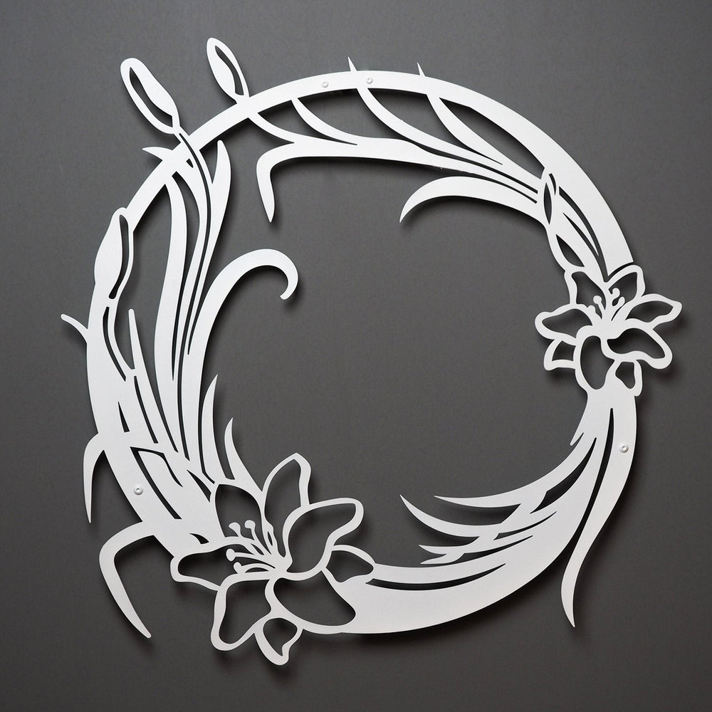Flower Wreath Dekoratif Duvar Tablo Modelleri