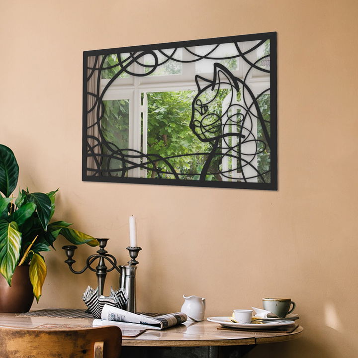 Face to Face Aynalı Metal Tablo - APA060 - FIRSAT