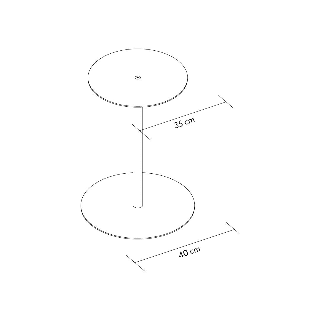 Circle Metal C Sehpa - APM010