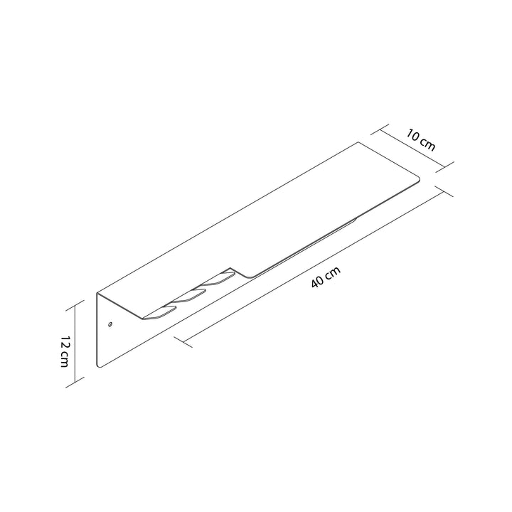 Slate Metal Duvar Rafı & Askı - APM017