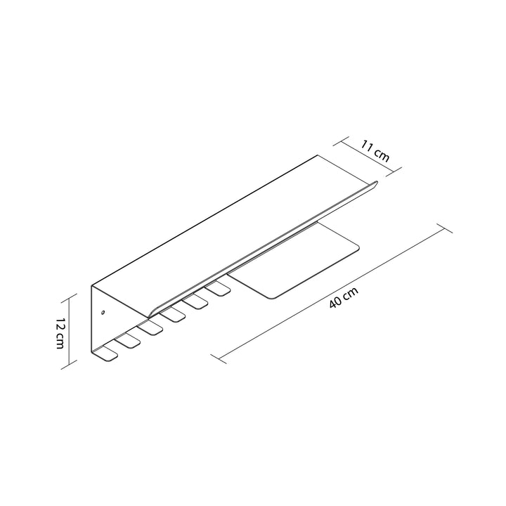 Edge Metal Duvar Rafı & Askı - APM018
