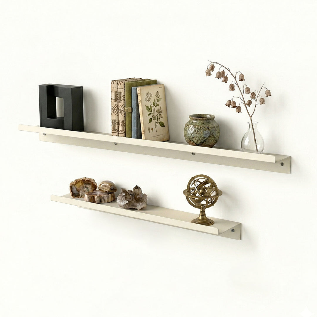Lines 2'li Set Metal Dekoratif Duvar Rafı - APM011