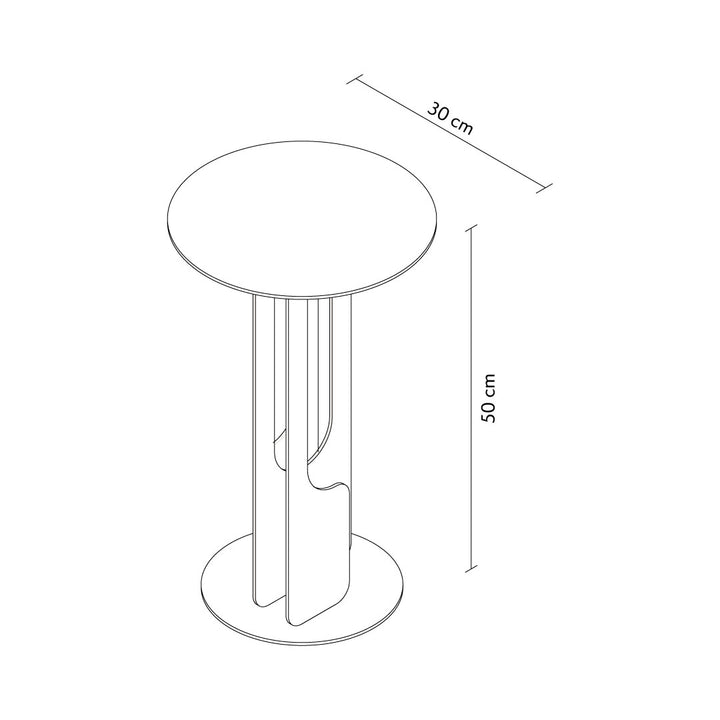 Amorf Metal Sehpa - APM023