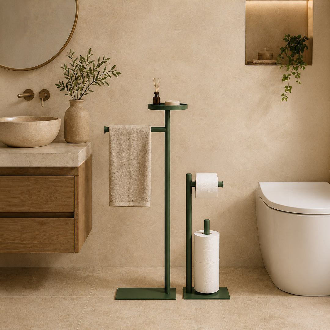 Moss 2'li Metal Banyo Standı - APM026