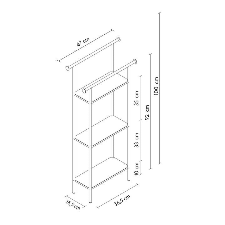 Moss Metal Raflı Ünite - APM027