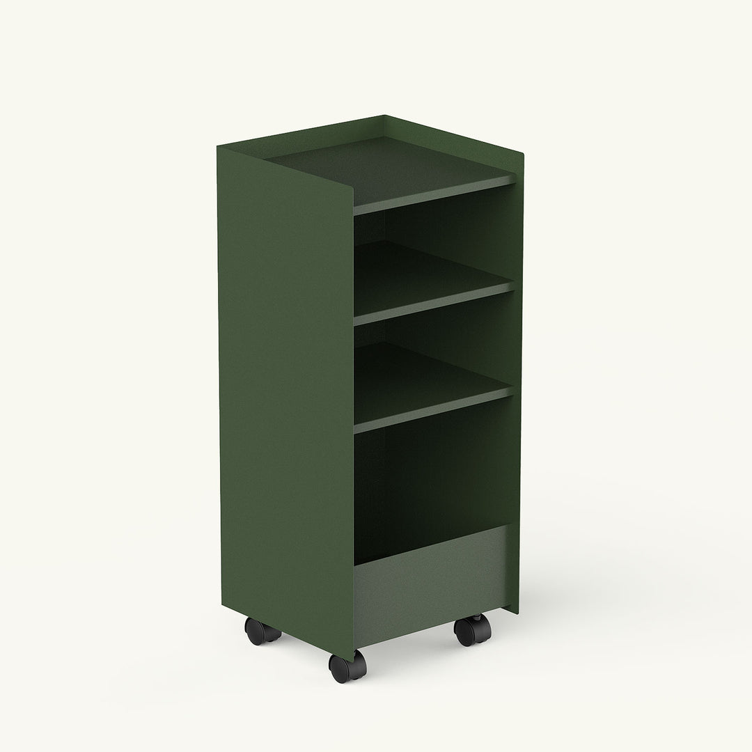 Cube Tekerlekli Raflı Metal Ünite - APM035