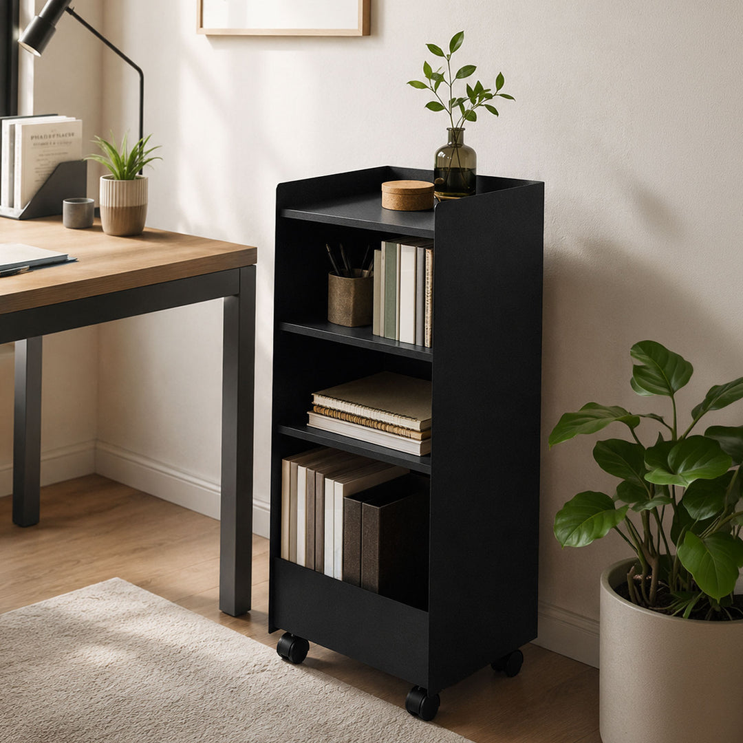 Cube Tekerlekli Raflı Metal Ünite - APM035