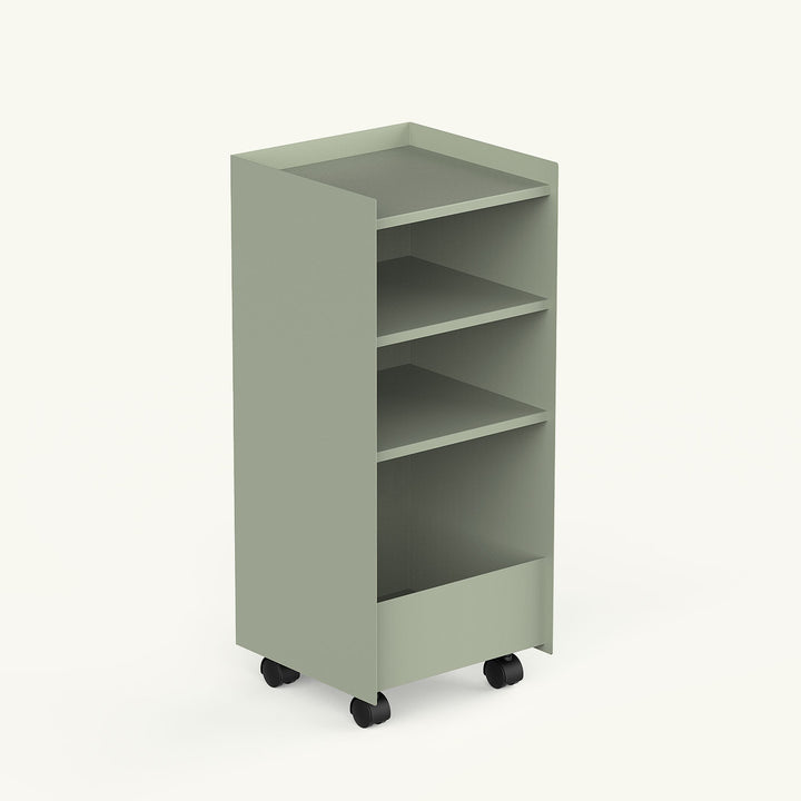 Cube Tekerlekli Raflı Metal Ünite - APM035