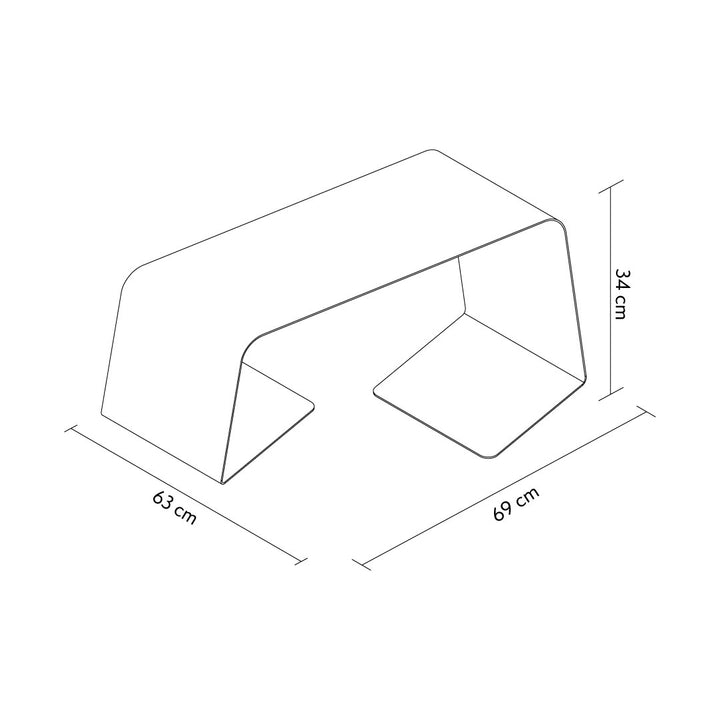 Loop Metal Orta Sehpa - APM039