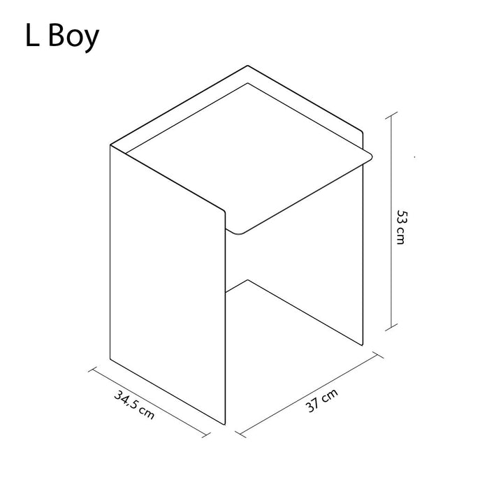 Cube 3'lü Set Metal Zigon Sehpa - APM042