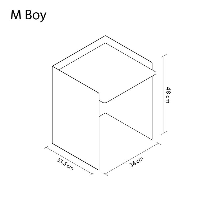 Cube 3'lü Set Metal Zigon Sehpa - APM042