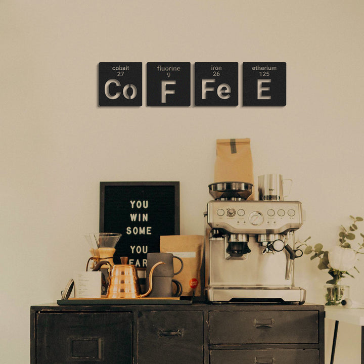 Coffee Metal Duvar Tablosu