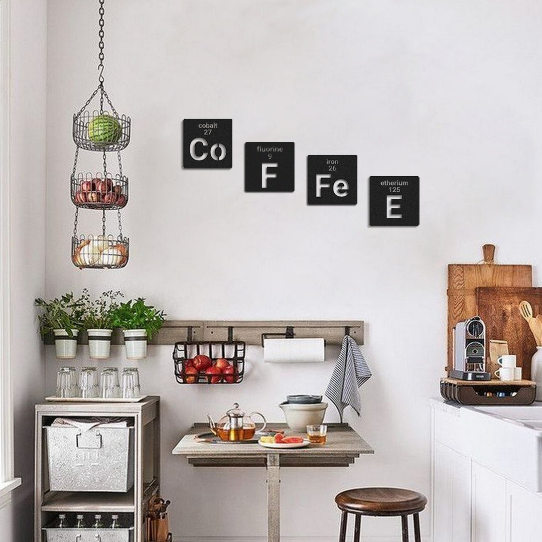 Coffee Metal Duvar Tablosu