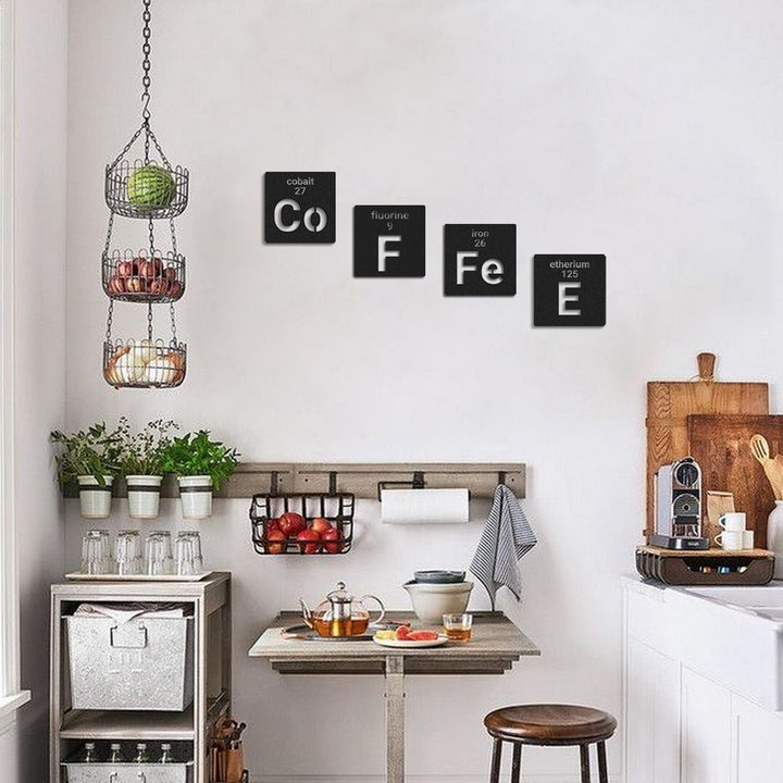 Coffee Metal Duvar Tablosu