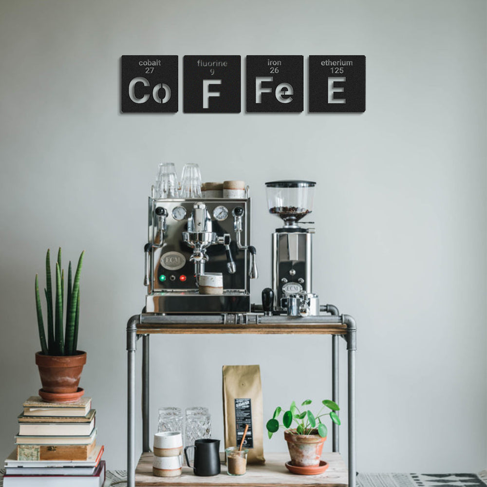 Coffee Metal Duvar Tablosu