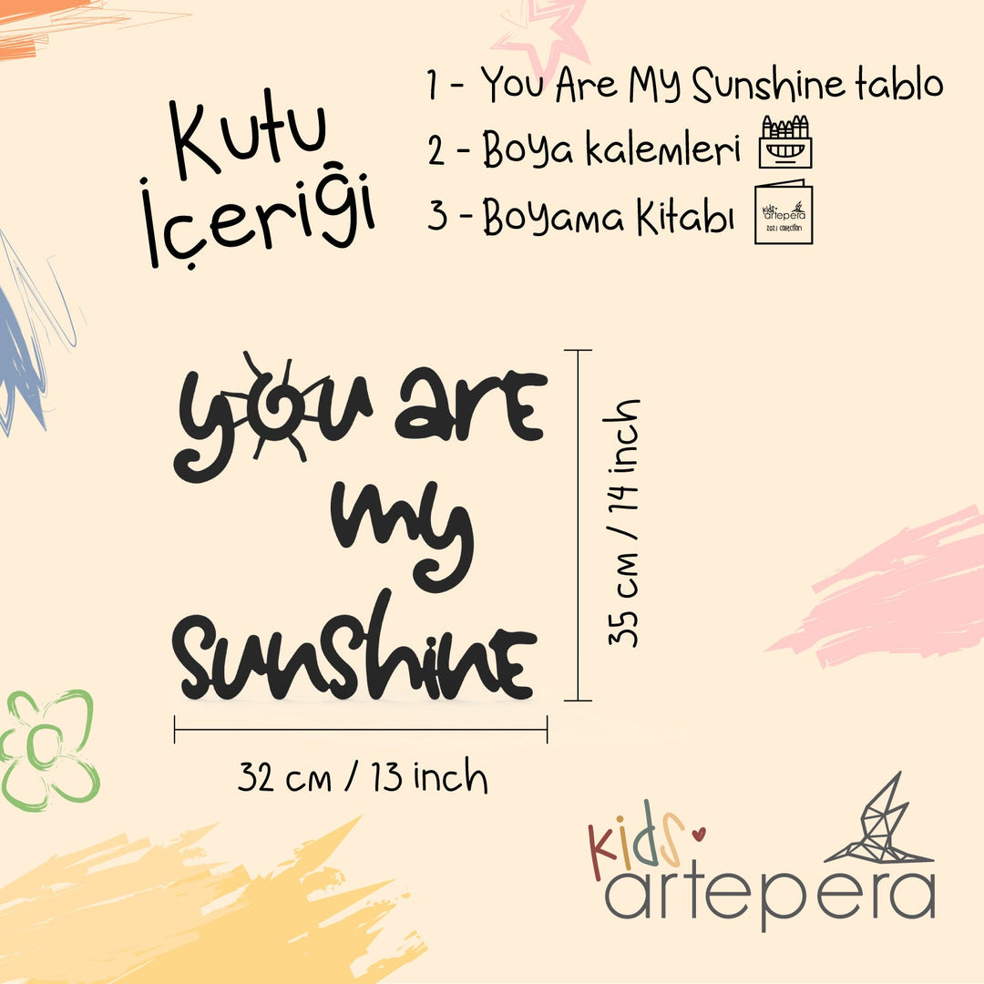 You Are My Sunshine Çocuk Odası Dekorasyon Modelleri