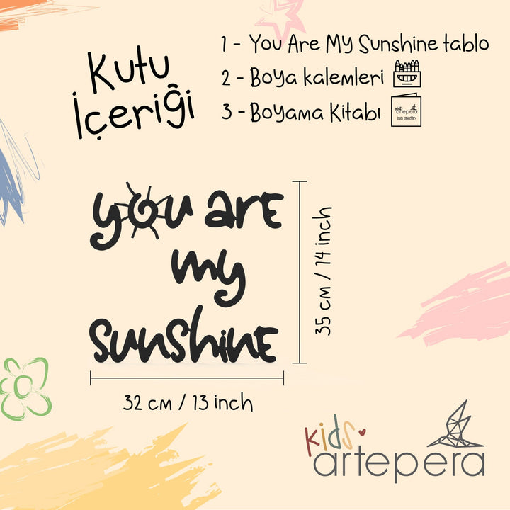 You Are My Sunshine Çocuk Odası Dekorasyon Modelleri