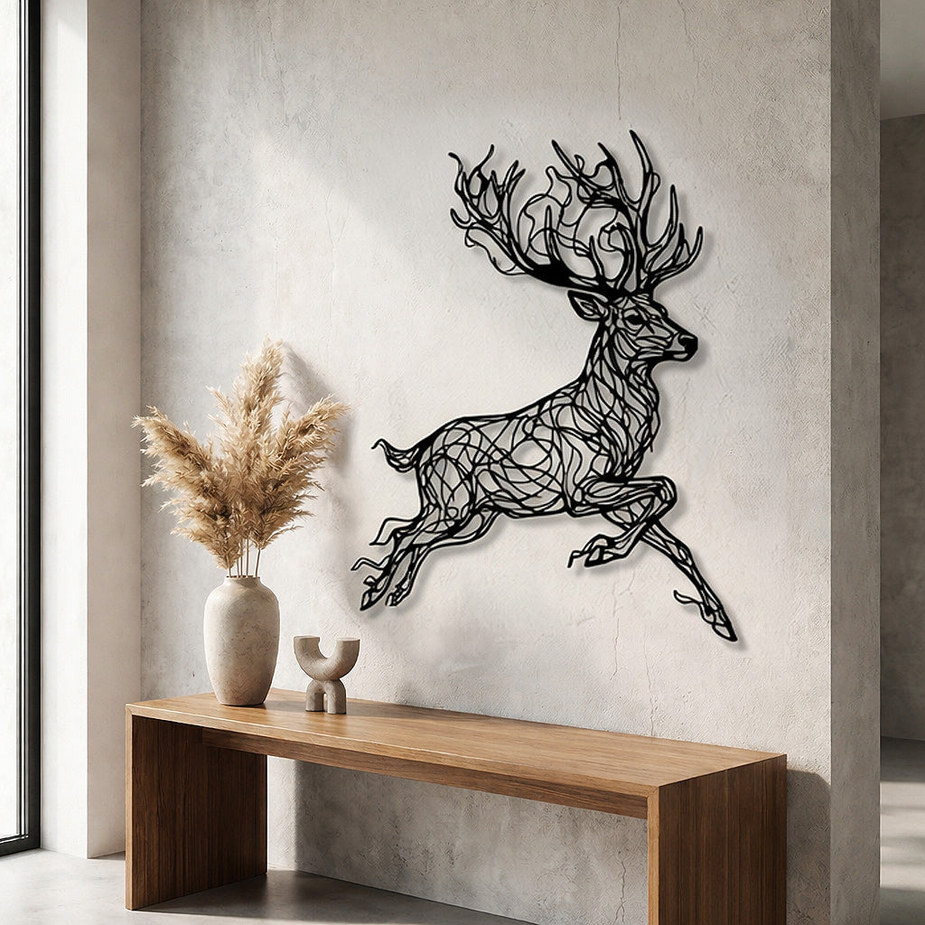 Nordic Deer Line Art - APT847