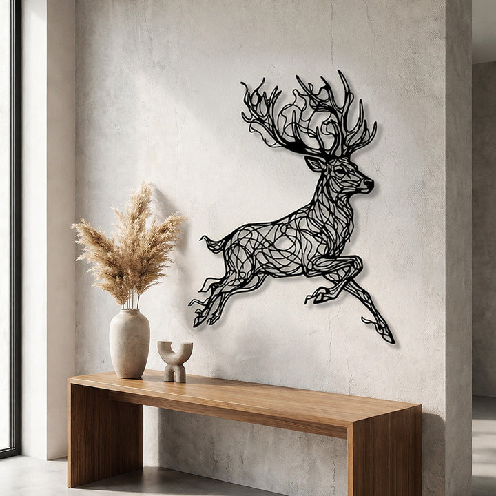 Nordic Deer Line Art - APT847