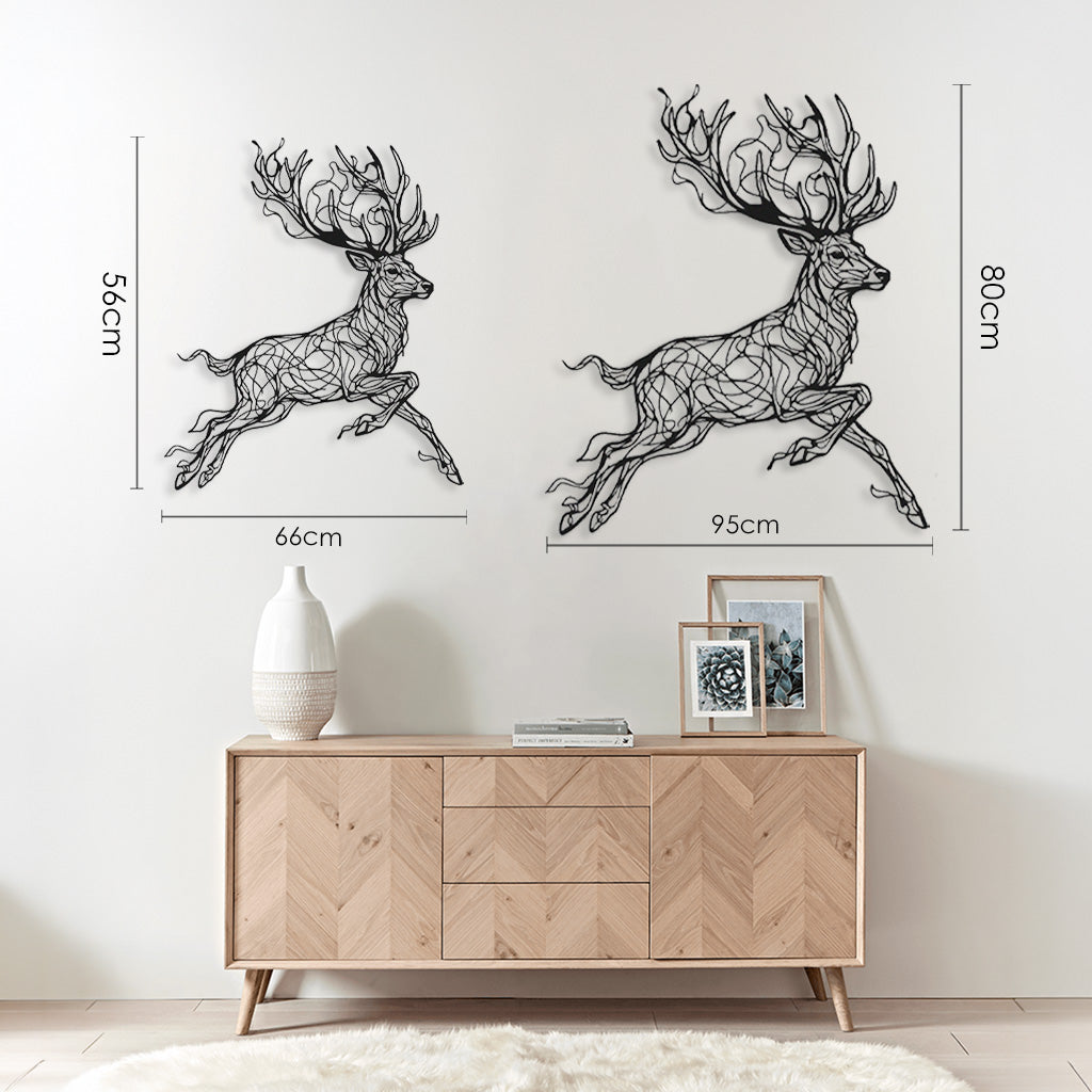 Nordic Deer Line Art - APT847