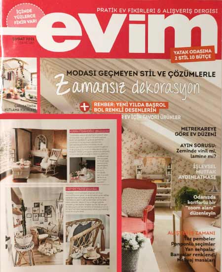 artepera evim dergisi şubat ayı