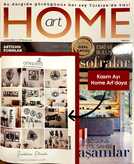 artepera homeart dergisi kasım ayı