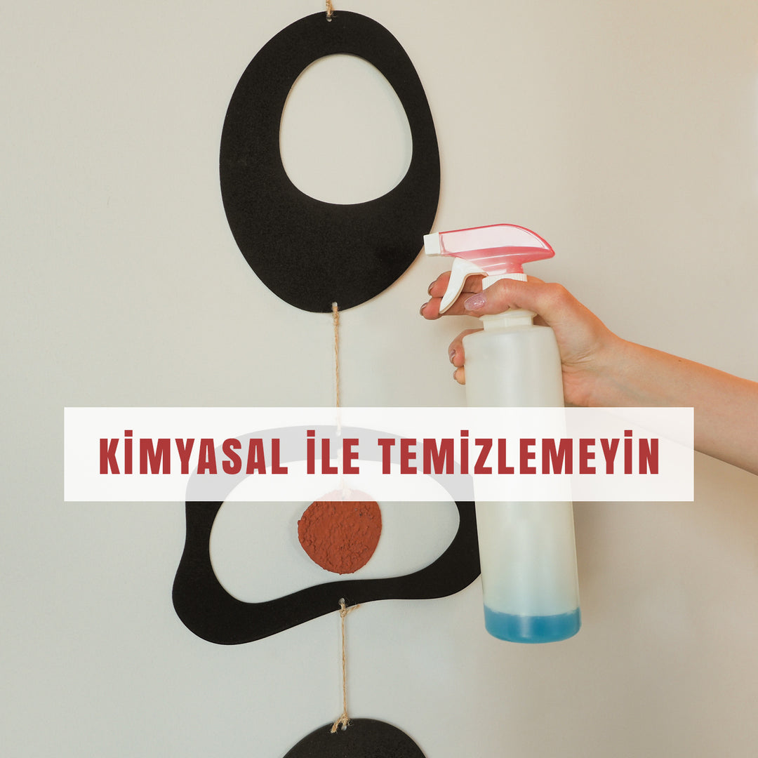 Artepera Kimyasal ile temizlemeyin