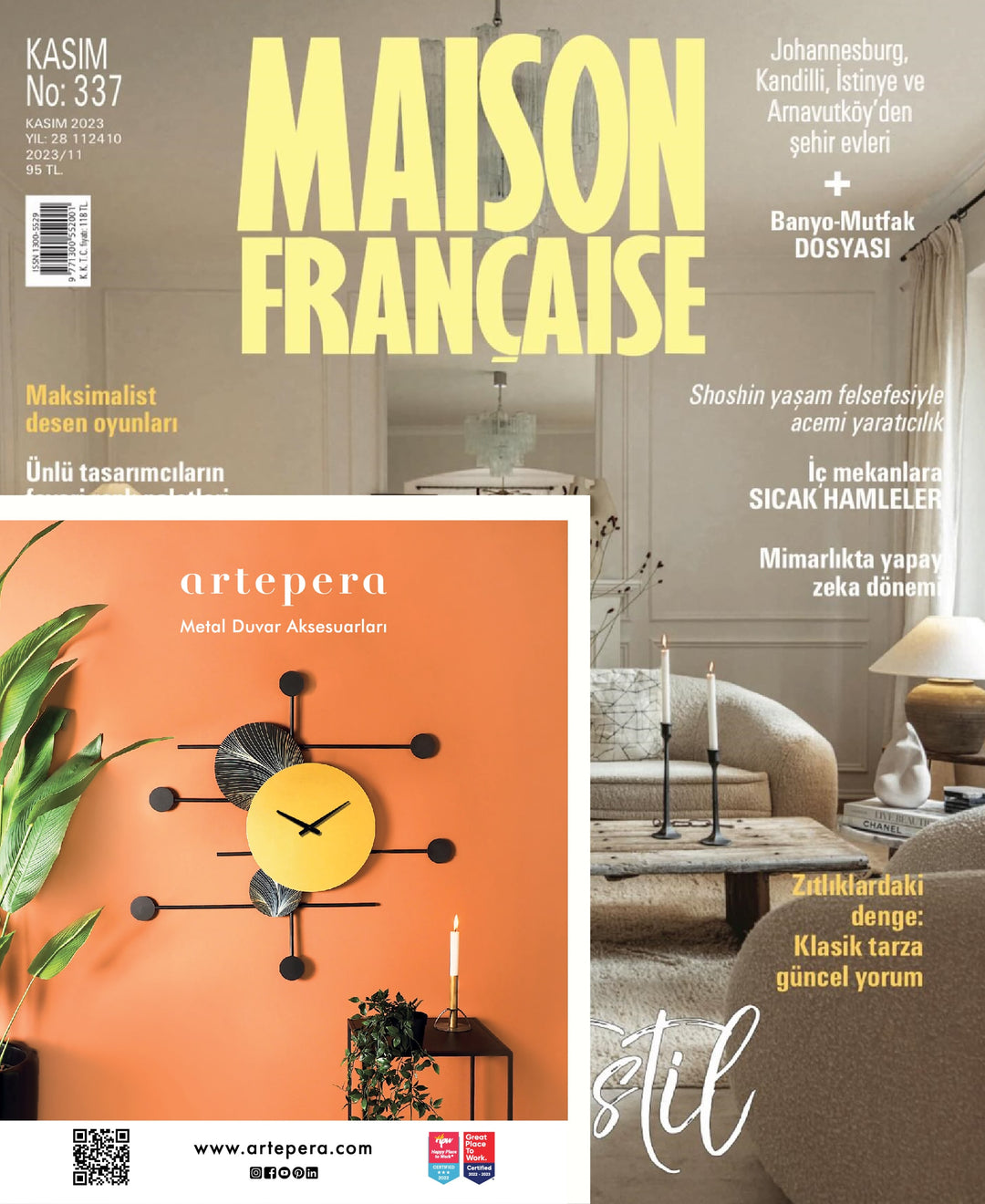 artepera maison francaise dergisi kasım ayı