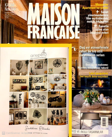 arteoera Masion Francaise dergisi kasım ayı