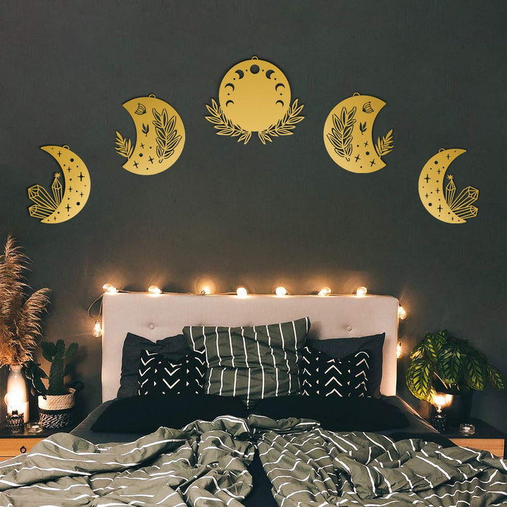 Ayın Evreleri Modern Yatak Odası Dekorasyonu Ürünleri