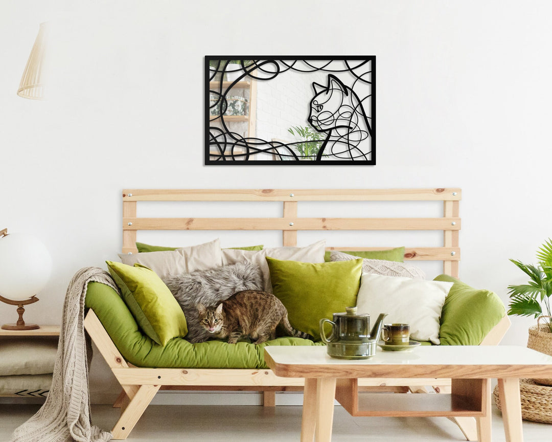 Face to Face Aynalı Metal Tablo - APA060 - FIRSAT