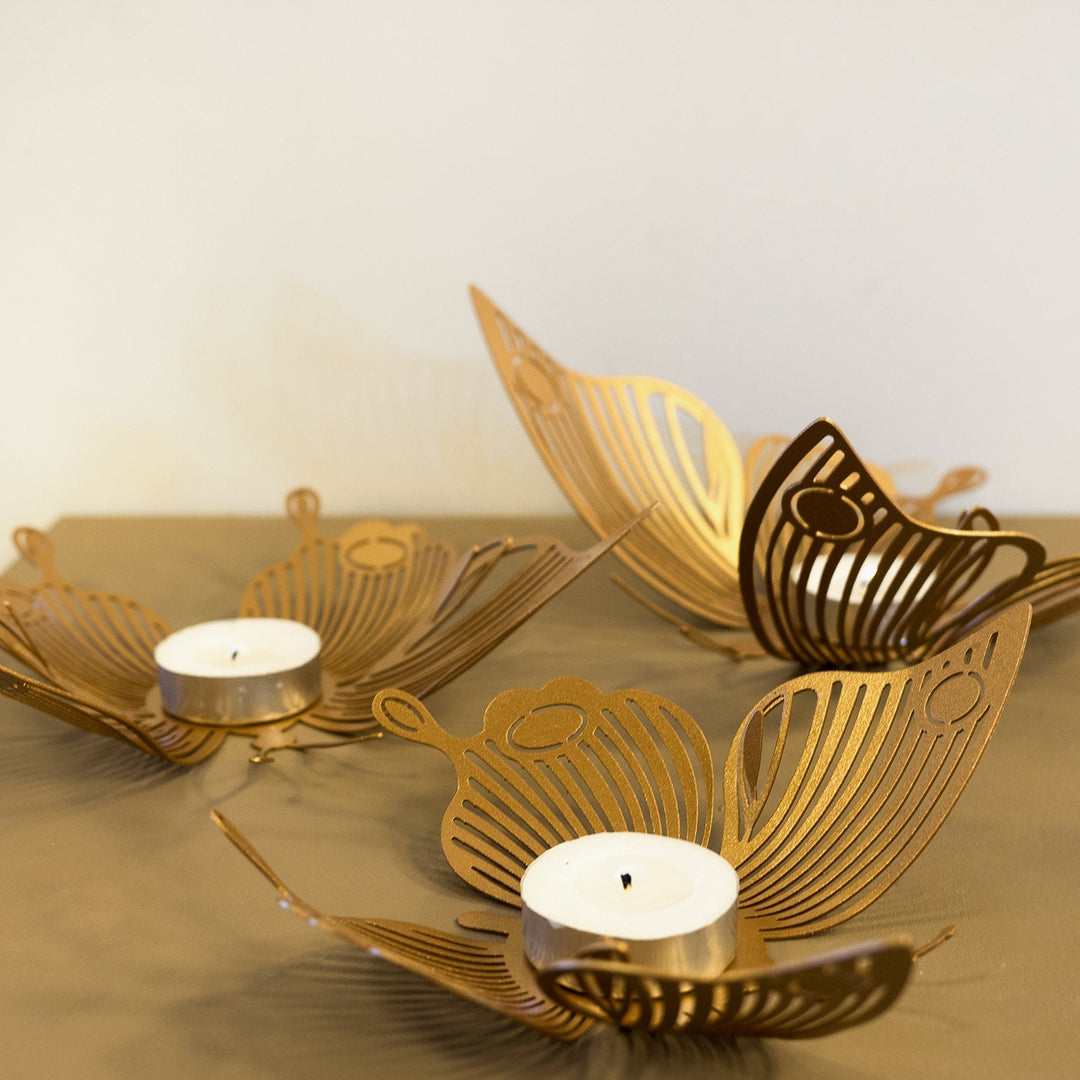 Papilio 3'lü Tealight Set Masaüstü Aksesuar Modelleri