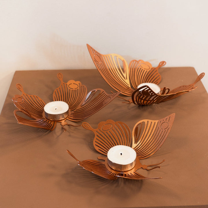 Papilio 3'lü Tealight Set Masaüstü Aksesuar Modelleri