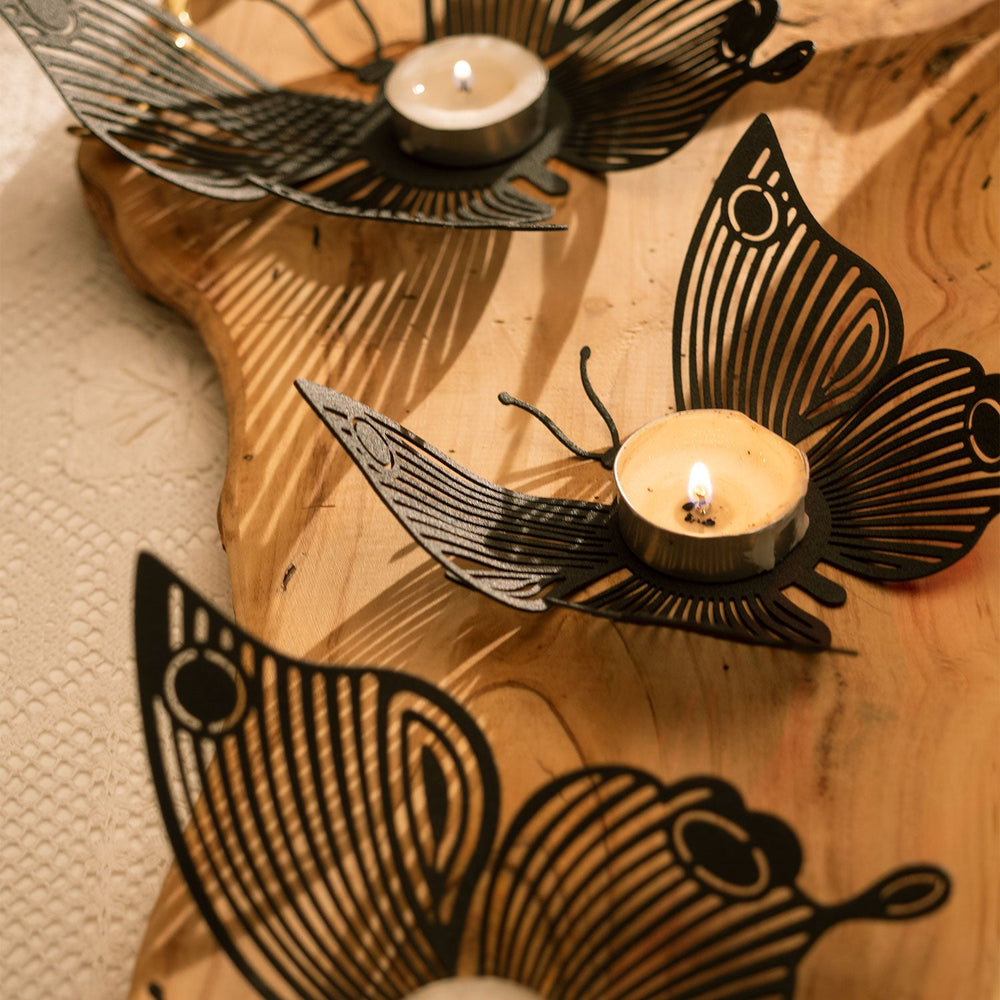 Papilio 3'lü Tealight Set Masaüstü Aksesuar Modelleri