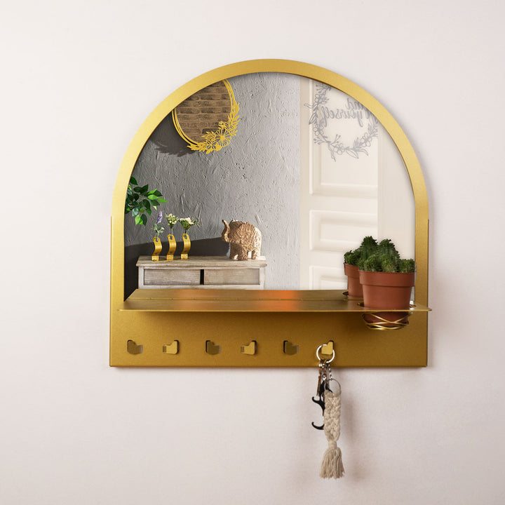Shelf, Hanger and Mirror