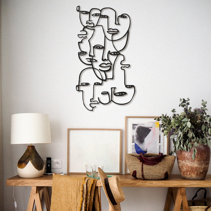 Picasso Yüzler Metal Tablo - APT720