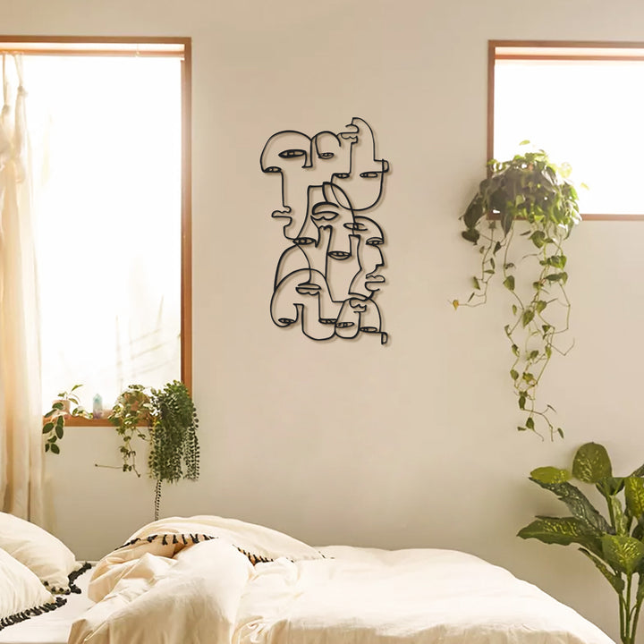 Picasso Yüzler Metal Tablo - APT720