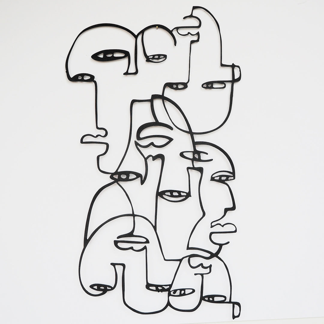 Picasso Yüzler Metal Tablo - APT720