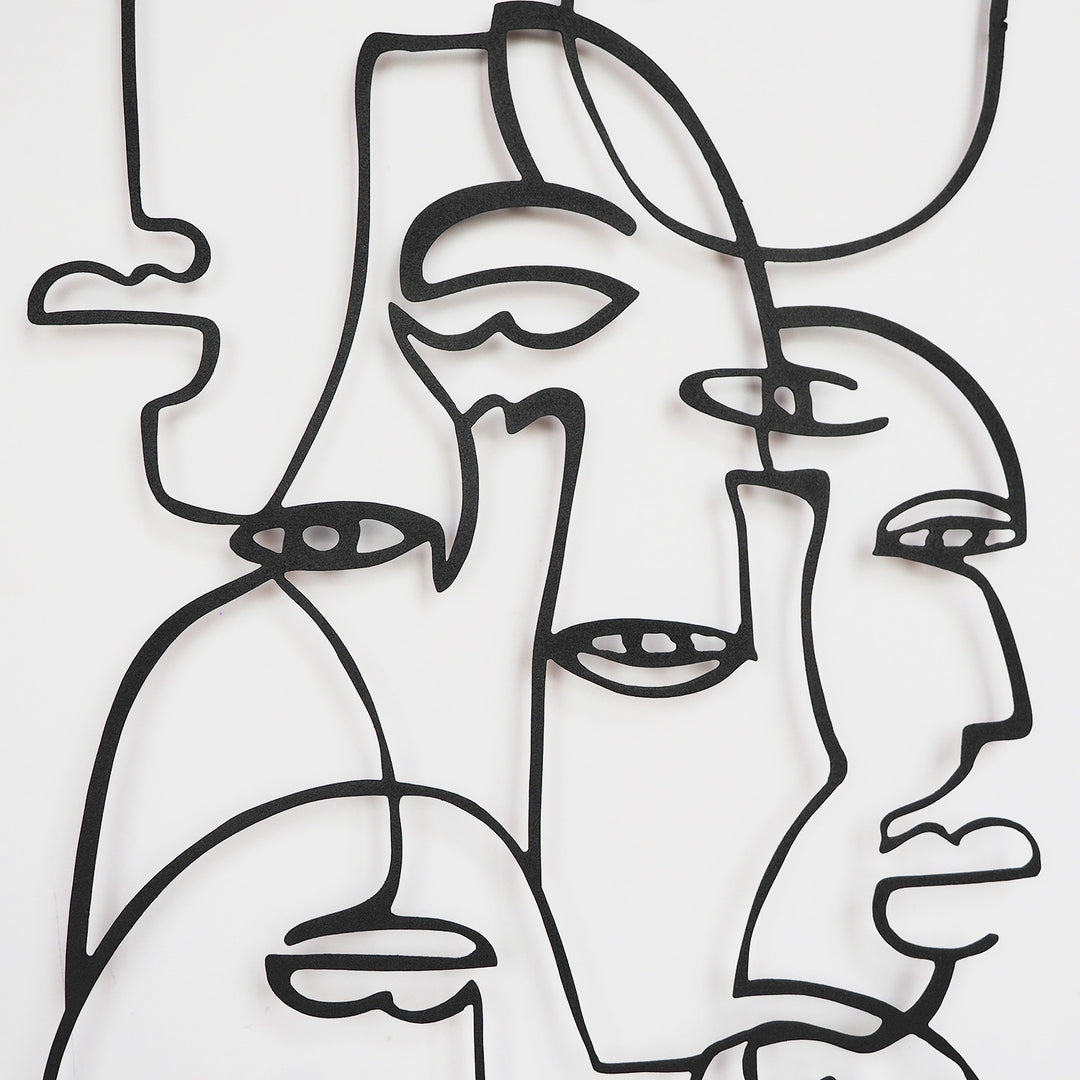 Picasso Yüzler Metal Tablo - APT720