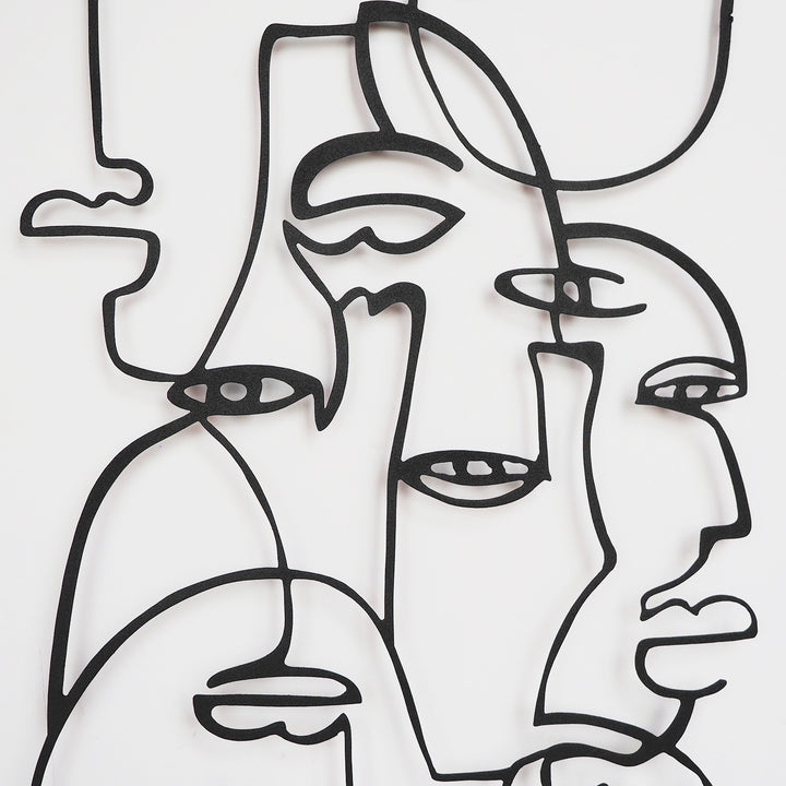 Picasso Yüzler Metal Tablo - APT720