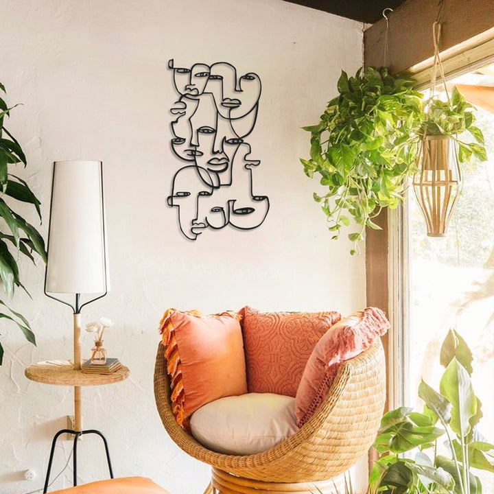 Picasso Yüzler Metal Tablo - APT720