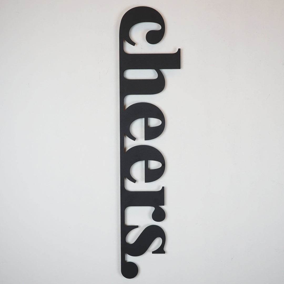 Cheers Dekoratif Duvar Yazısı Modelleri