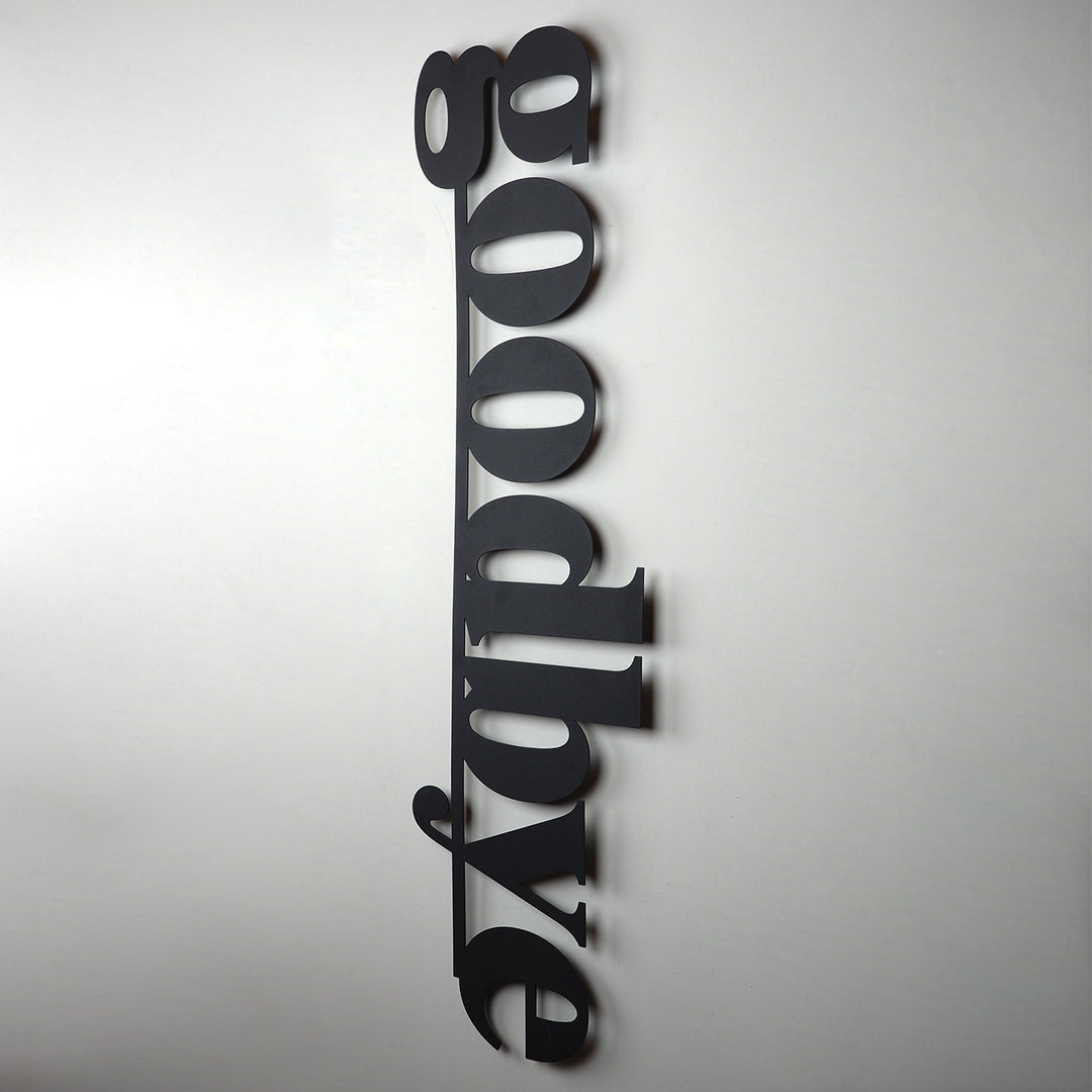 Goodbye Metal Duvar Dekorasyonu - APT463